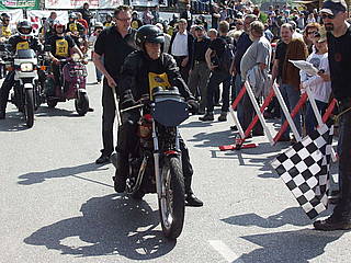 Karl Sengstbratl mit Honda CB 350 am Seiberer 2014