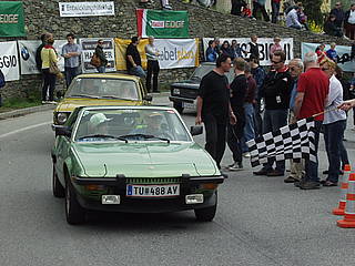 Klaus Brandfellner mit Fiat X 1/9 - 1300 Bertone am Seiberer 2013