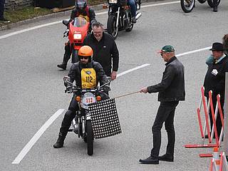 Thomas Holub mit Honda CB 500 four am Seiberer 2023