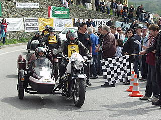 Roland Gundinger mit Moto Guzzi V 7 Spezial am Seiberer 2013