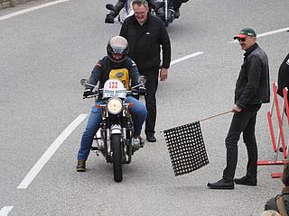 Thomas Fischbacher mit Honda CB550 am Seiberer 2023