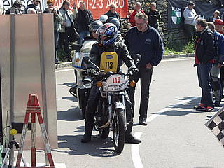 Franz Bucher mit Yamaha RD 350 am Seiberer 2017