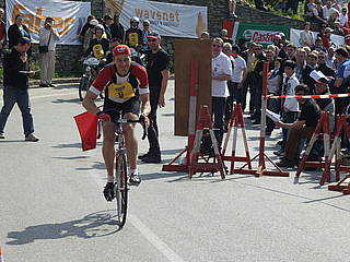 Richard Granzer mit Fausto Coppi am Seiberer 2010