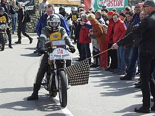 Karl Sengstbratl mit Honda CB 350 am Seiberer 2019