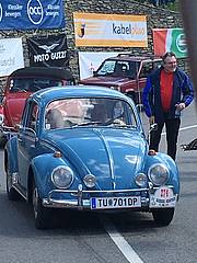 Klaus Albrecht mit VW Käfer Typ 11 am Seiberer 2019