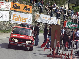 Leo Birke mit Fiat 128 Rally am Seiberer 2010