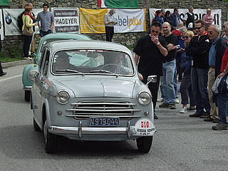 Rudolf Richter mit Fiat 1100 N am Seiberer 2013
