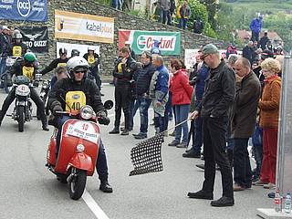 Rudolf Glaser mit Vespa 200 Rally am Seiberer 2019
