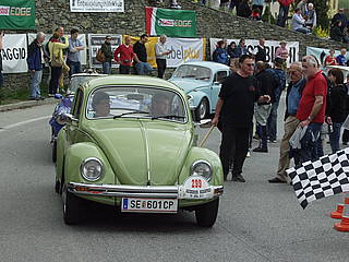 Herbert Aigner mit VW Käfer 1200 Mexiko am Seiberer 2013