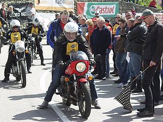 Andreas Högn mit Moto Guzzi 850 LeMans am Seiberer 2019
