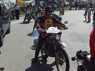Paul Maierhofer mit Bultaco Alpina 350 am Seiberer 2012