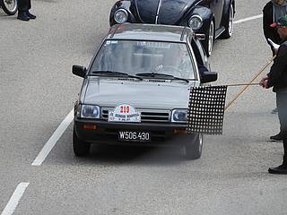 Werner Heidrich mit Nissan Micra HK10 am Seiberer 2023